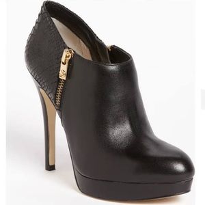 Michael Kors York Python-Embossed Bootie